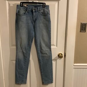 Marine Layer Original Slim in Medium Light Indigo Women Jeans